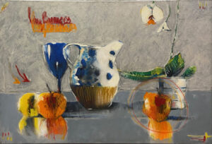 Naranja, jarra y copas, Alejandro Pérez Becerra