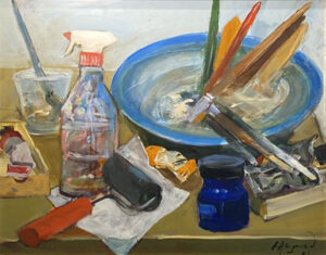 Mesa de trabajo, Carlos Alonso