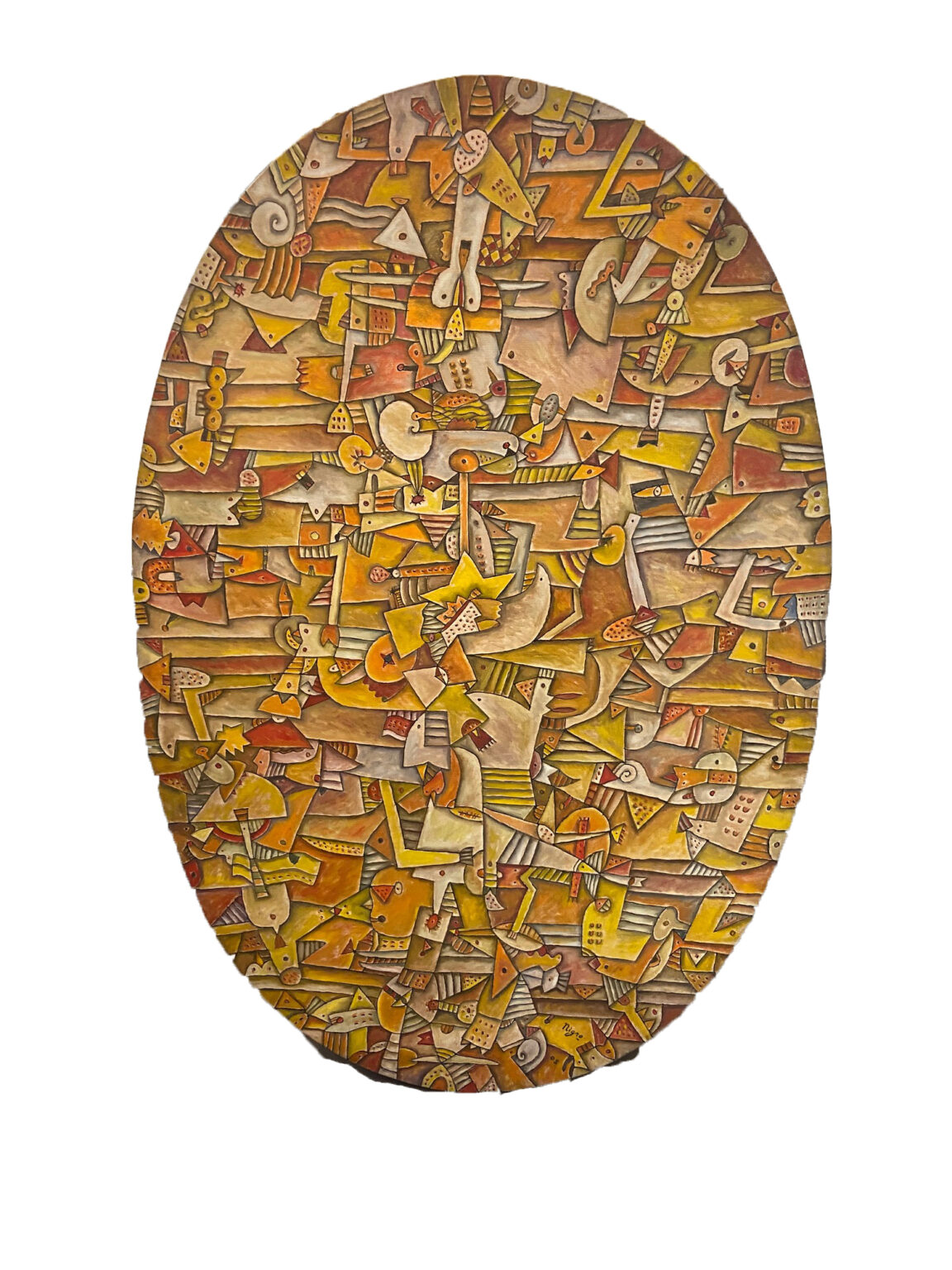 ritmos de agosto 121x80 cm oleo sobre tela