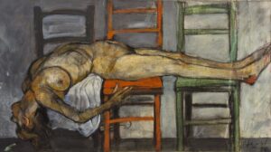 Desnudo sobre sillas Carlos Alonso