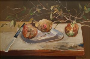 Frutas sobre la mesa  Carlos Alonso