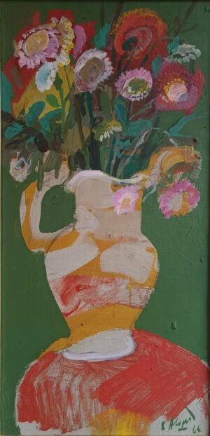 Jarrón con flores  Carlos Alonso