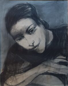 La pensativa Carlos Alonso