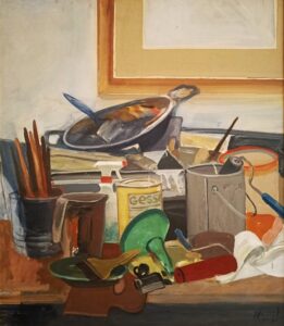 Mesa de trabajo Carlos Alonso