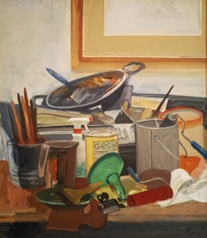 Mesa de trabajo Carlos Alonso