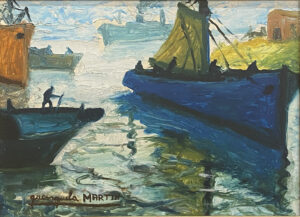 .Quinquela Martin - "La barca azul"