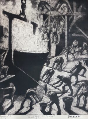 Benito Quinquela Martin “Descarga de acero”