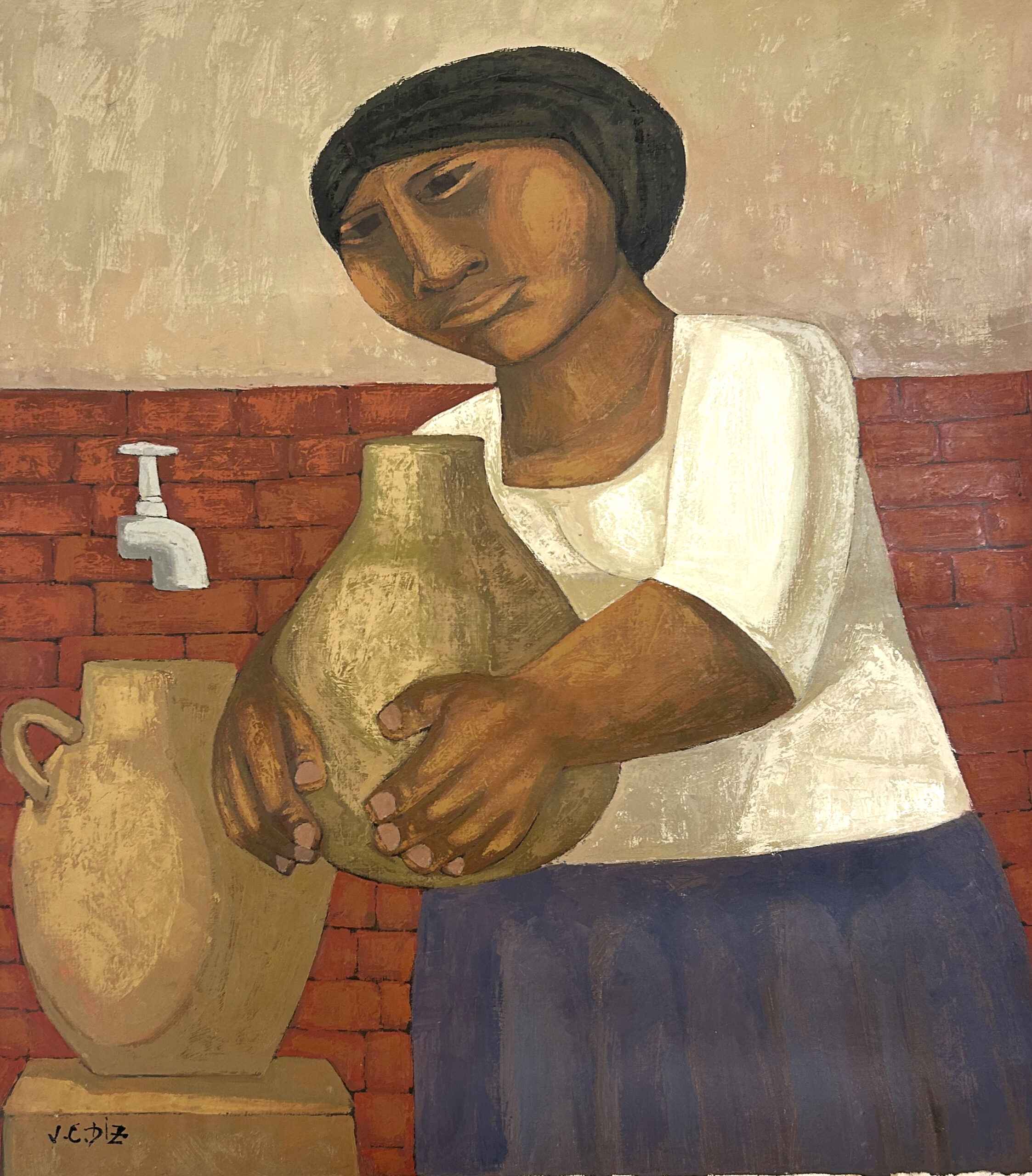 Juana Elena Diz – Recogiendo agua