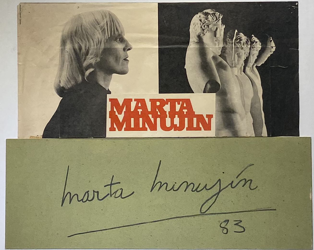 Marta Minujin  -Afiche-